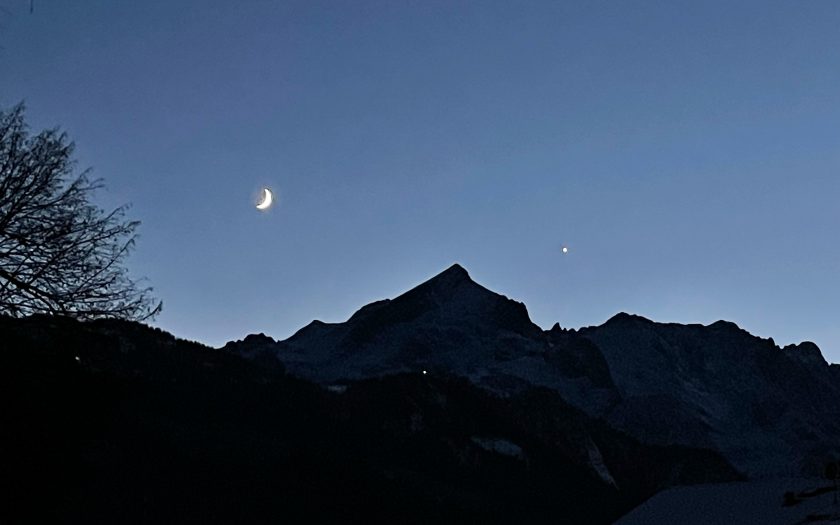 Alpspitze bei Nacht | Bild: Martin Duberke