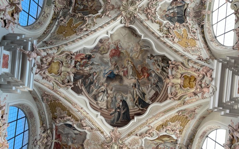 Deckenfresko der Basilika im Kloster Neustift in Brixen | Bild: Martin Dubberke
