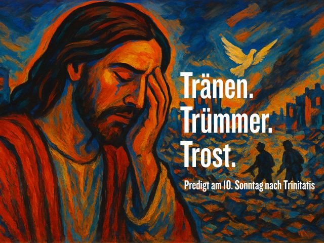 Trinitatis 10 - Tränen. Trümmer. Trost. | Bild: Martin Dubberke unter Verwendung von KI