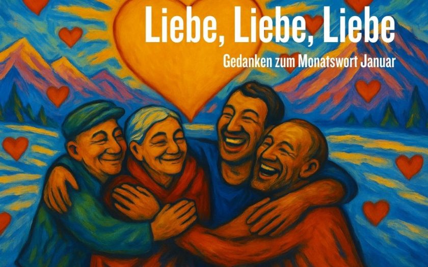 Monatswort Januar 2026 | Bild: Martin Dubberke in Zusammenarbeit mit KI