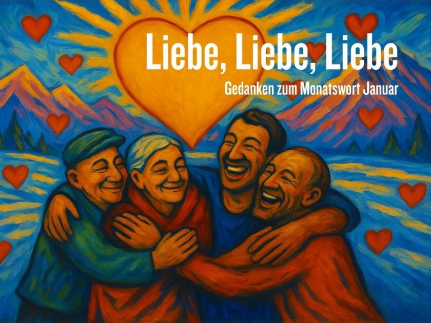 Monatswort Januar 2026 | Bild: Martin Dubberke in Zusammenarbeit mit KI