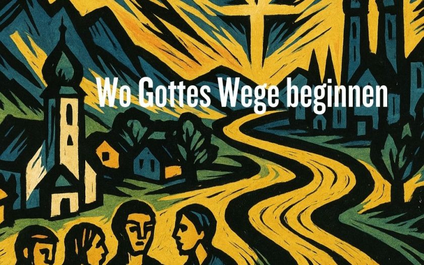 Wo Gottes Wege beginnen | Bild: Martin Dubberke & KI