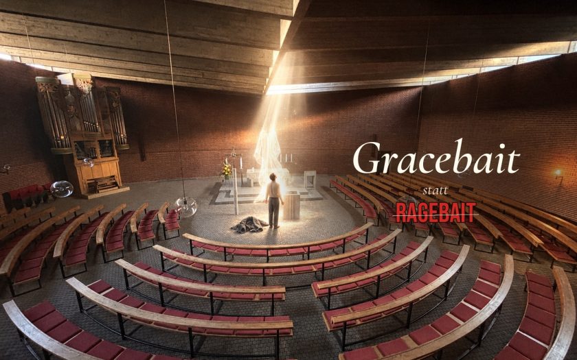Gracebait statt Ragebait | Bild: Martin Dubberke (Originalfoto von Martin Dubberke mit einem Prompt von Martin Dubberke mit KI bearbeitet)